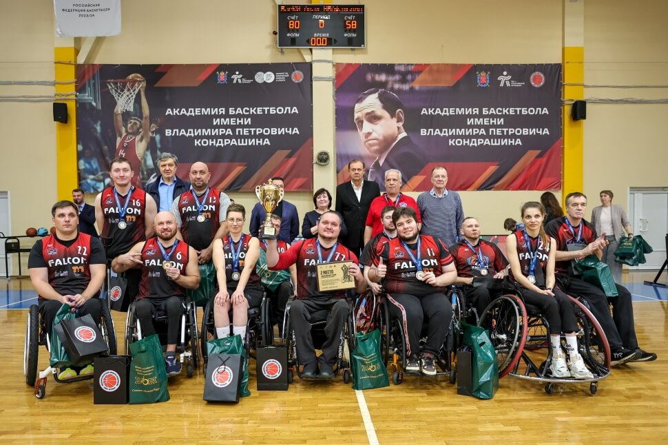 серебряные призёры чемпионата по баскетболу на колясках